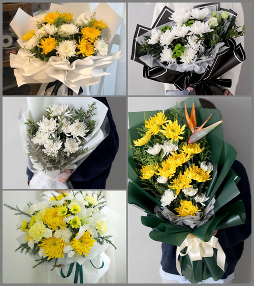 河北衡水枣强县王均乡白事花束代送
